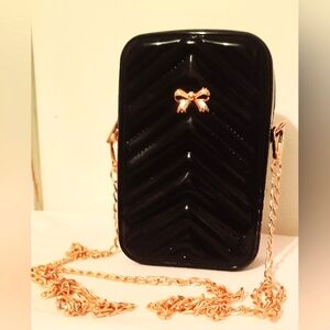 Black Patton leather purse